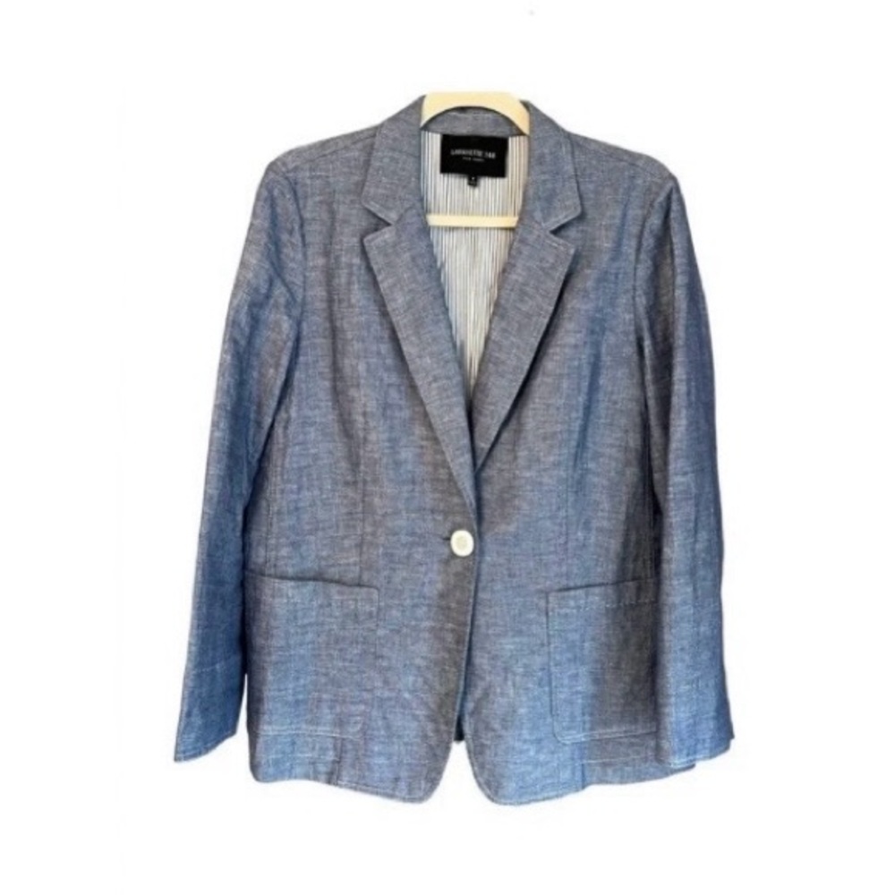 LAFAYETTE 148 💙 Chambray Blazer